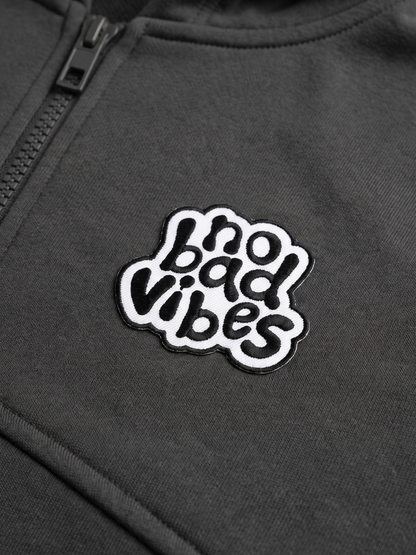 Grey No Bad Vibes| Fantovska jopica - oversized kroj