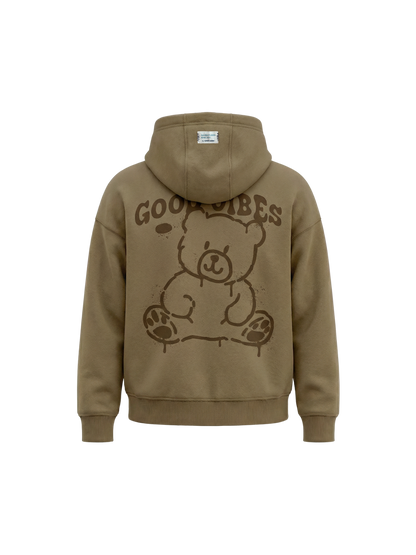 Camel Good Vibes | Fantovska podložena jopica - oversized kroj