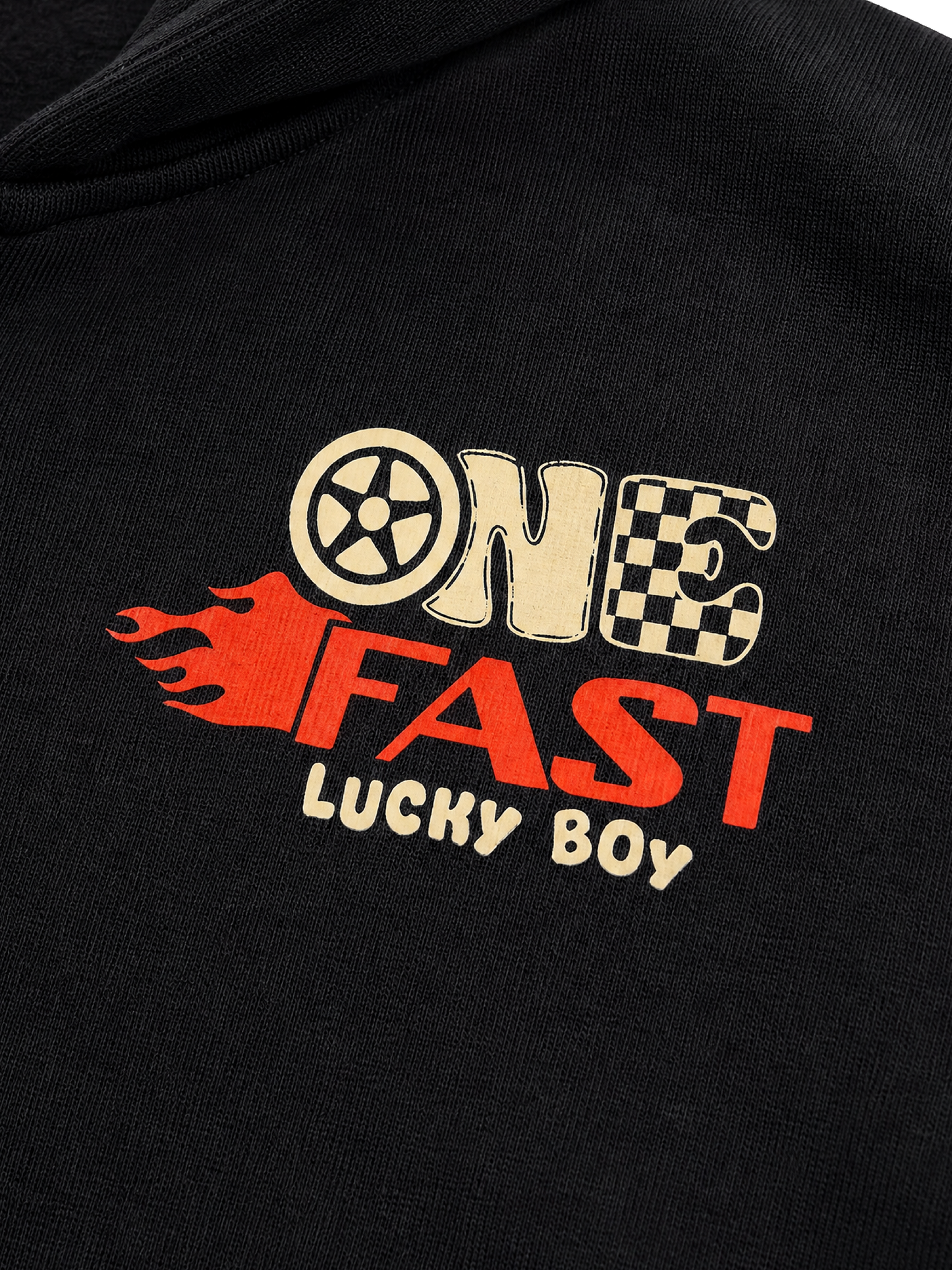 Black Fast | Fantovska podložena jopica s kapuco - klasičen kroj