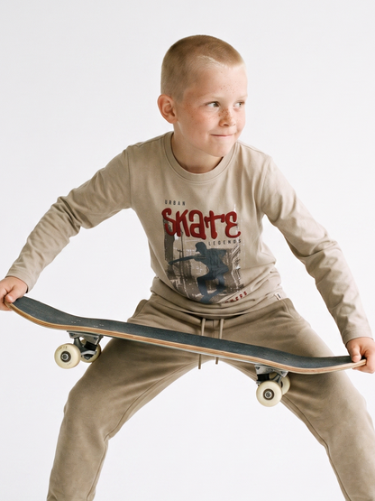 Sand Skate | Fantovska majica z dolgimi rokavi - klasičen kroj