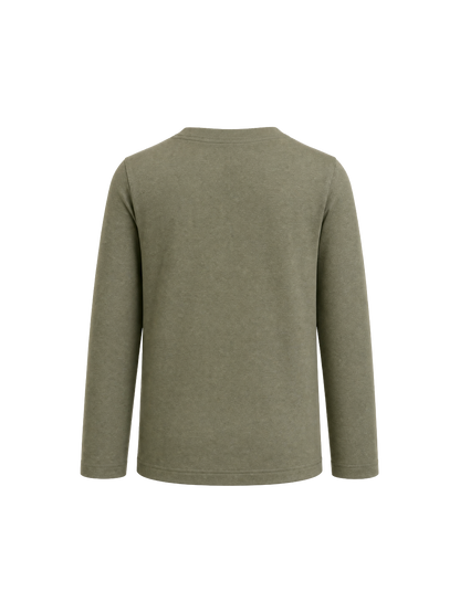 Olive Wonderland | Fantovska majica z dolgimi rokavi - klasičen kroj