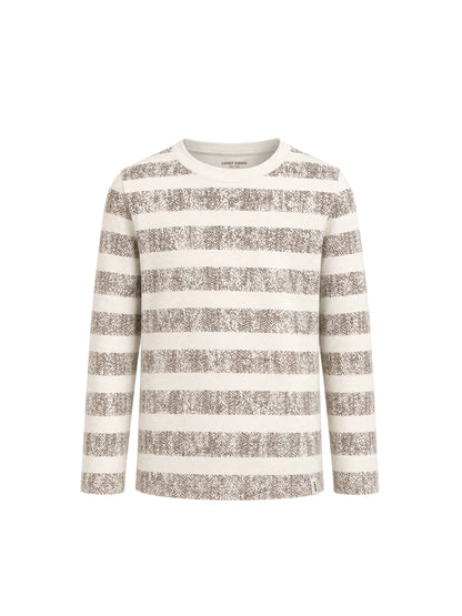 Cream Stripes | Fantovska majica z dolgimi rokavi - klasičen kroj
