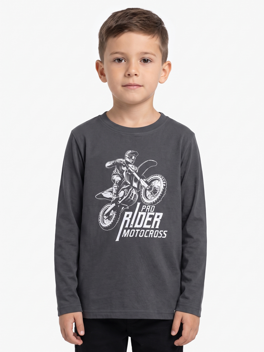 Iron Rider | Fantovska majica z dolgimi rokavi - klasičen kroj