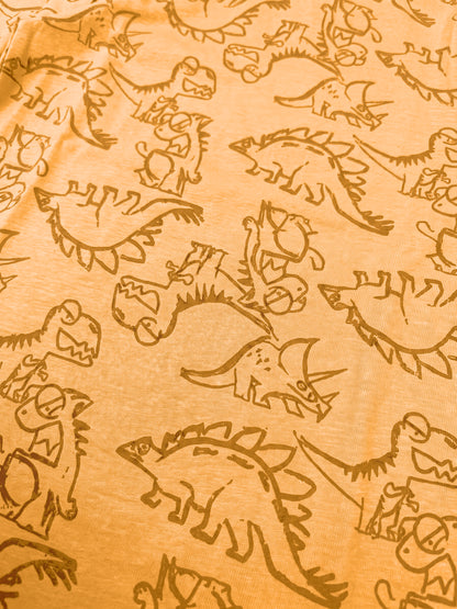 Orange Dinosaurs | Fantovska majica z dolgimi rokavi - klasičen kroj