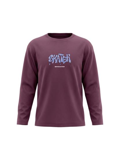 Skater Since Ever | Fantovska majica z dolgimi rokavi - ohlapen kroj