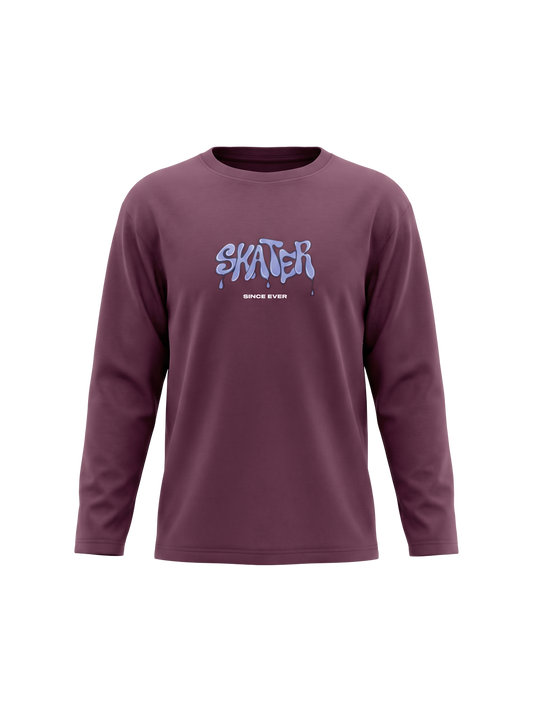 Skater Since Ever | Fantovska majica z dolgimi rokavi - ohlapen kroj