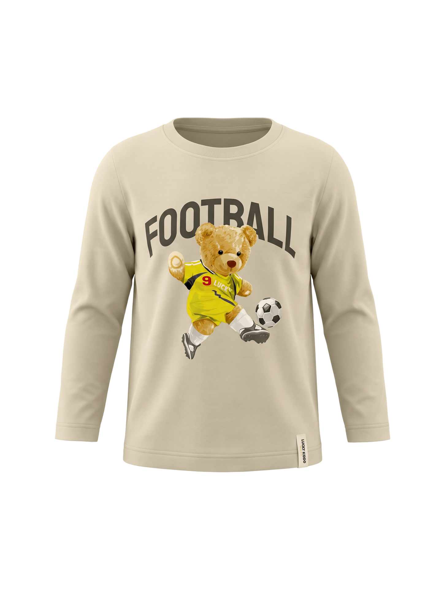 Sand Football Teddy | Fantovska majica z dolgimi rokavi - klasičen kroj