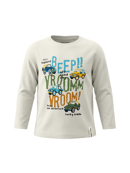 Silver Vroom | Fantovska majica z dolgimi rokavi - klasičen kroj
