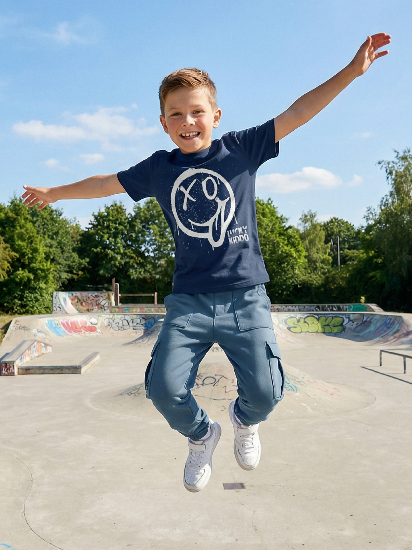 Graffiti Smile Rock | Fantovska majica s kratkimi rokavi