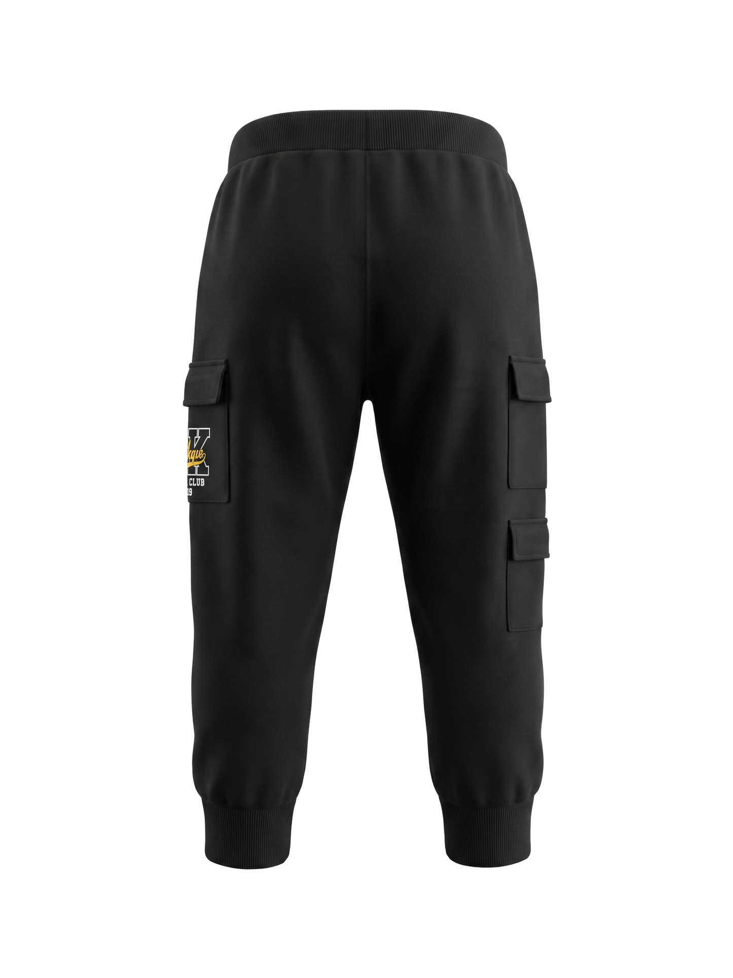 Black Cargo Vibe | Fantovska cargo trenirka - ohlapen kroj