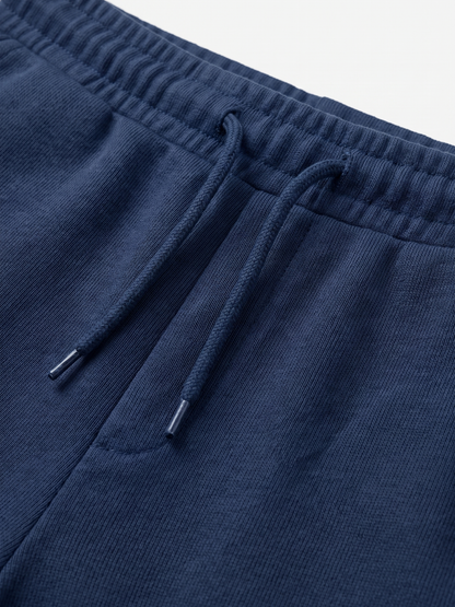 Midnight Navy | Fantovska podložena trenirka - ohlapen kroj