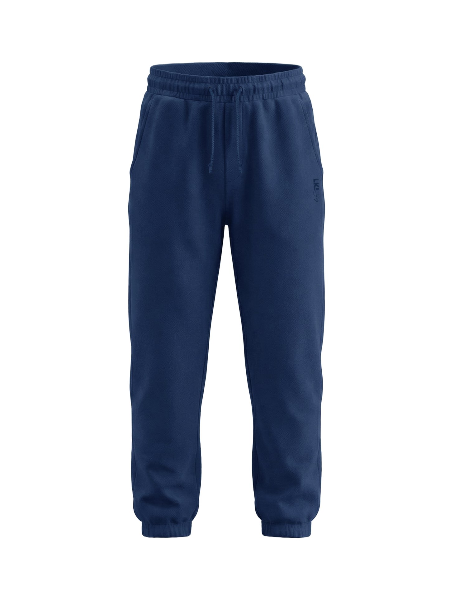 Midnight Navy | Fantovska podložena trenirka - ohlapen kroj