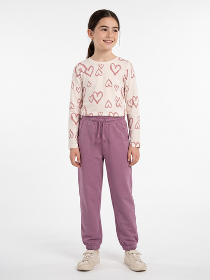 Orchid Jogger | Dekliška trenirka - klasičen kroj