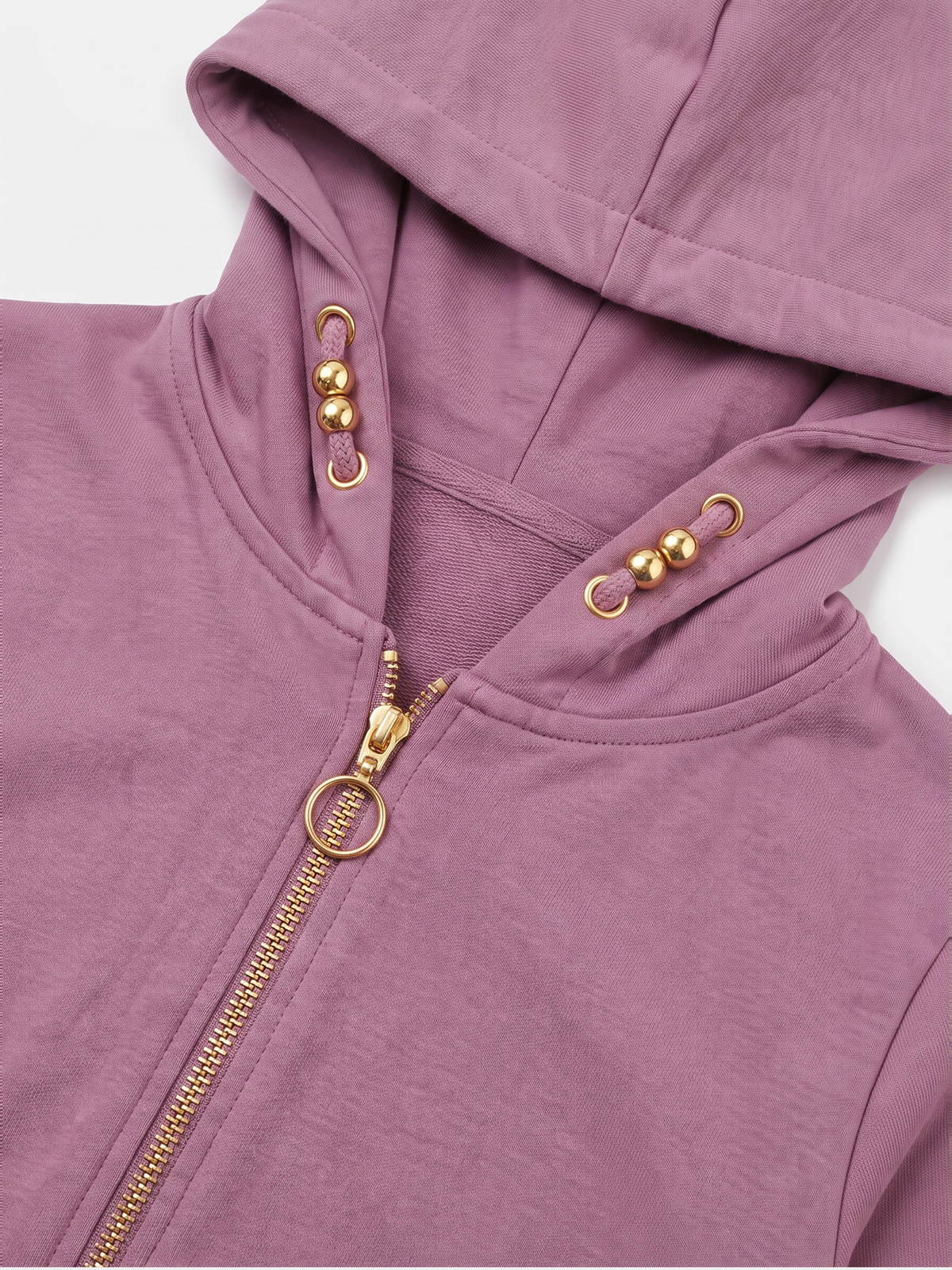 Orchid Zip | Dekliška jopa s kapuco - klasičen kroj