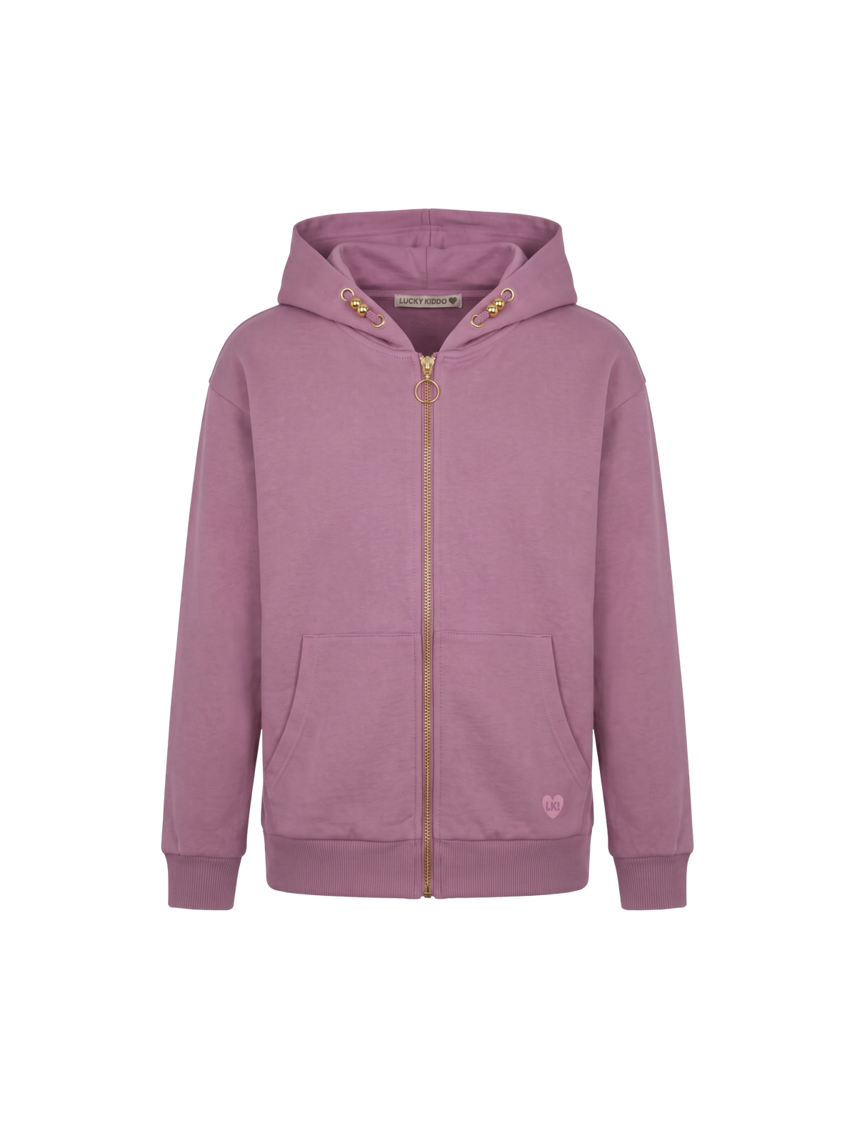 Orchid Zip | Dekliška jopa s kapuco - klasičen kroj