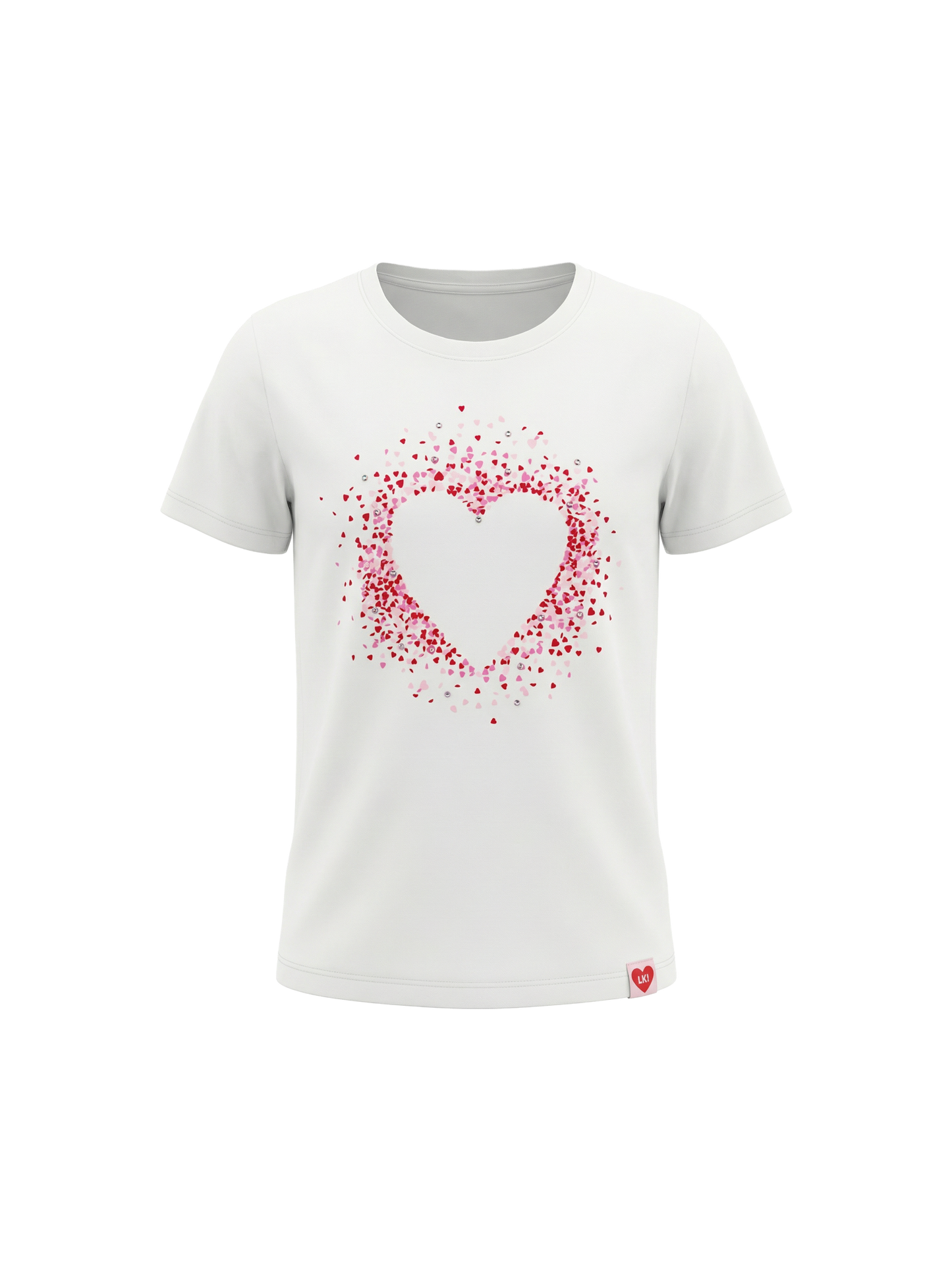 Sparkling Heart Wishes | Dekliška majica s kratkimi rokavi