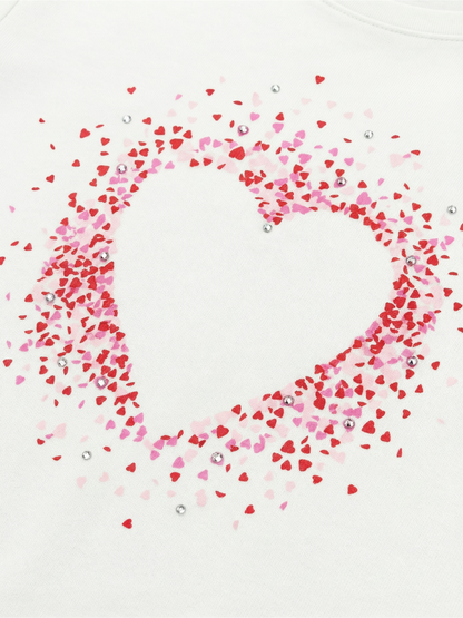Sparkling Heart Wishes | Dekliška majica s kratkimi rokavi