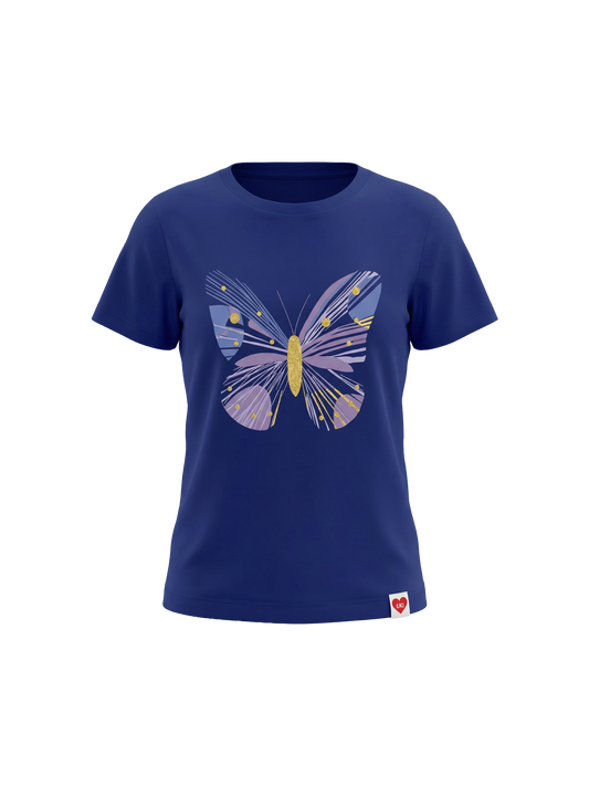 Midnight Butterfly | Dekliška majica s kratkimi rokavi