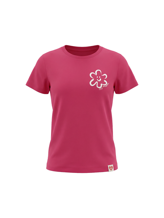 Happy Petal Glow | Dekliška majica s kratkimi rokavi