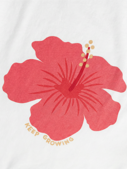 Hibiscus Fringe Dream | Dekliška majica s kratkimi rokavi