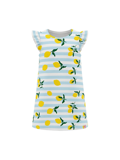Lemon Stripe Party | Dekliška obleka