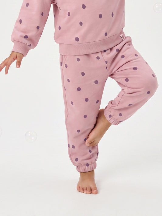 Rose Dots | Dekliška trenirka - ohlapen kroj