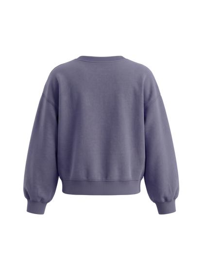 Sweetheart Crop | Dekliški podložen pulover - ohlapen kroj