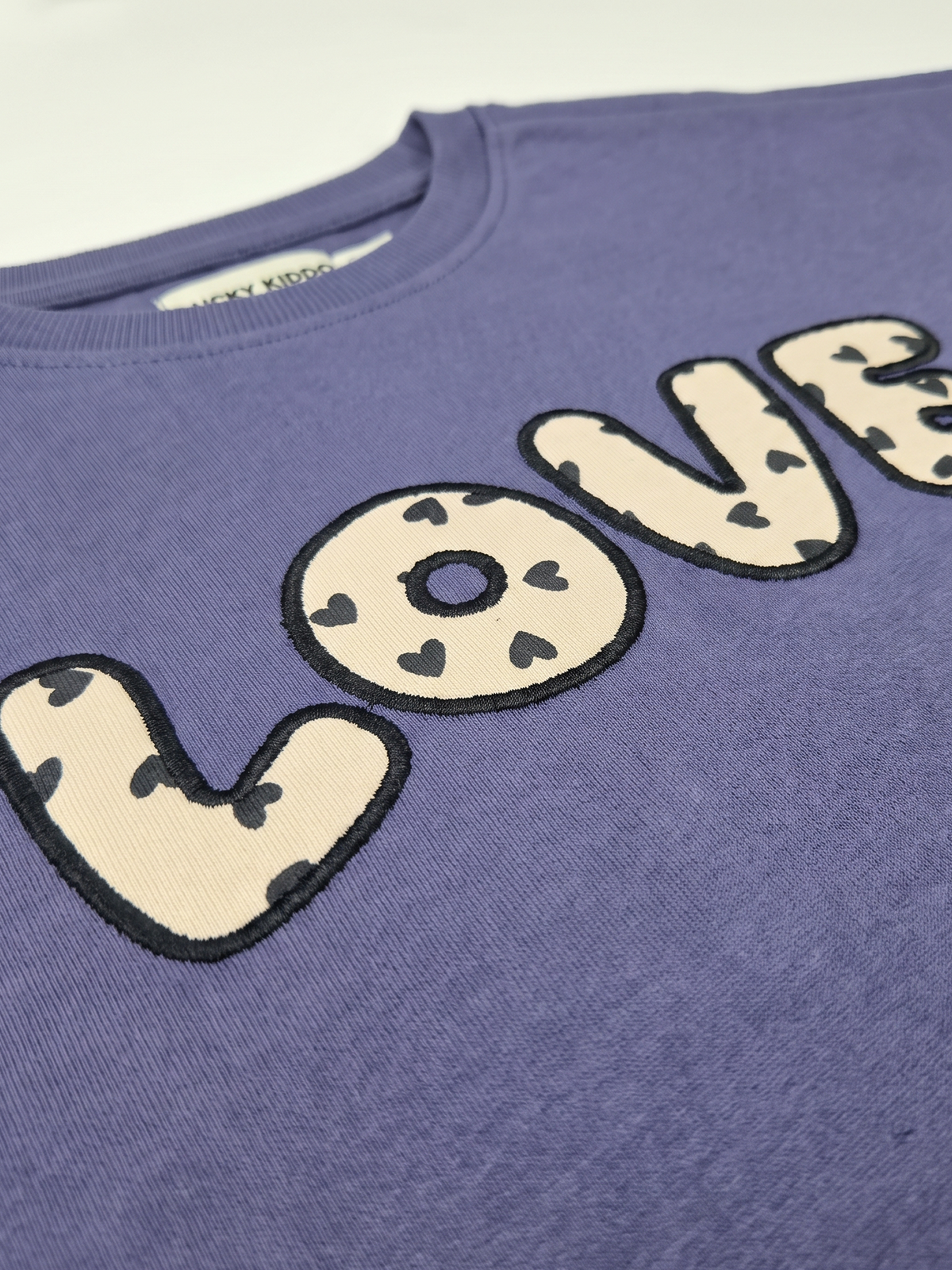 Sweetheart Crop | Dekliški podložen pulover - ohlapen kroj