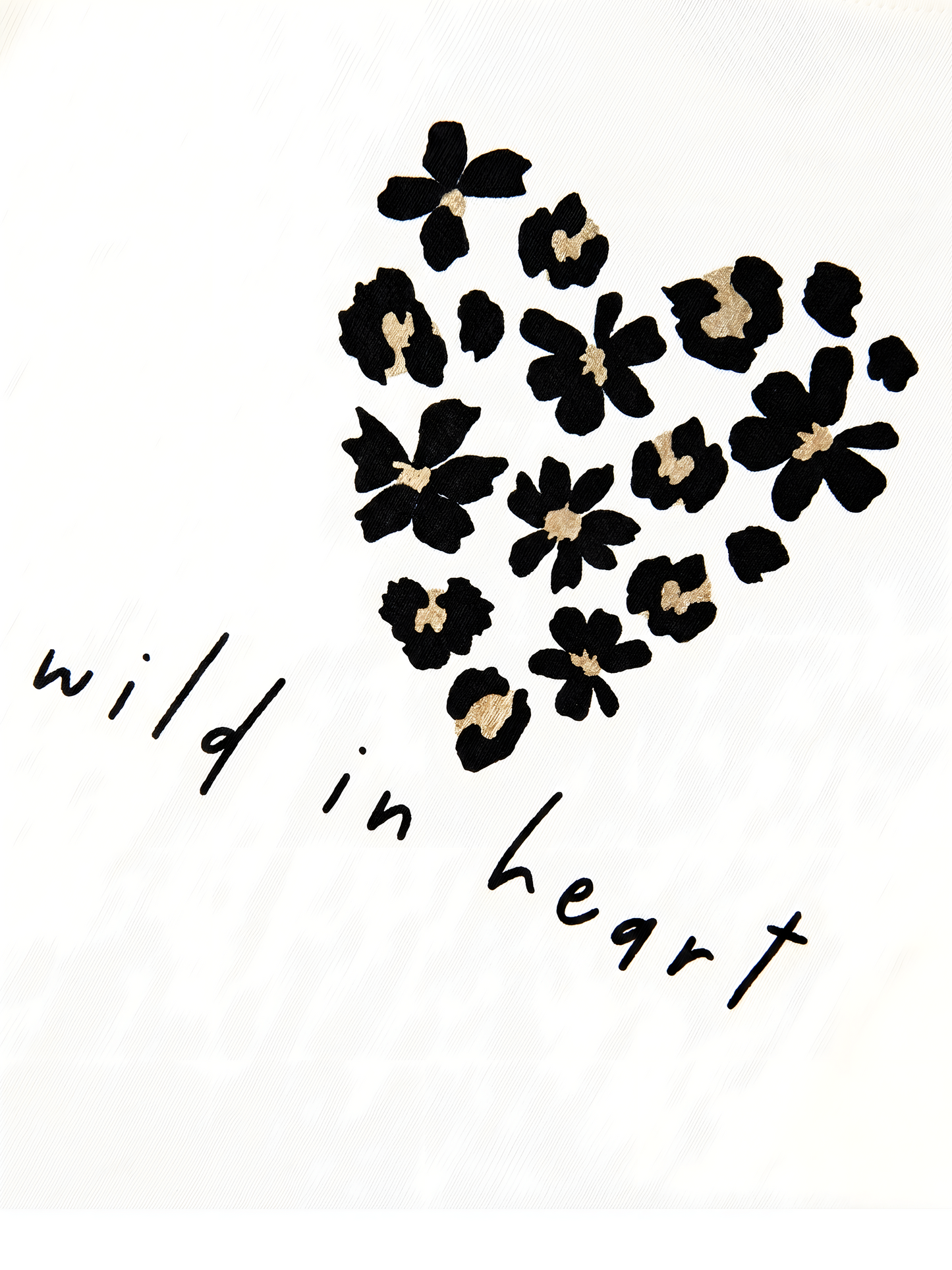 White Wild Heart | Dekliška tunika z dolgimi rokavi - klasičen kroj