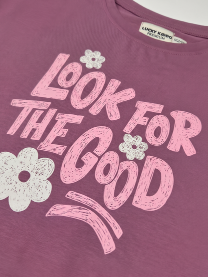 Look For Good | Dekliška majica z dolgimi rokavi - ohlapen kroj