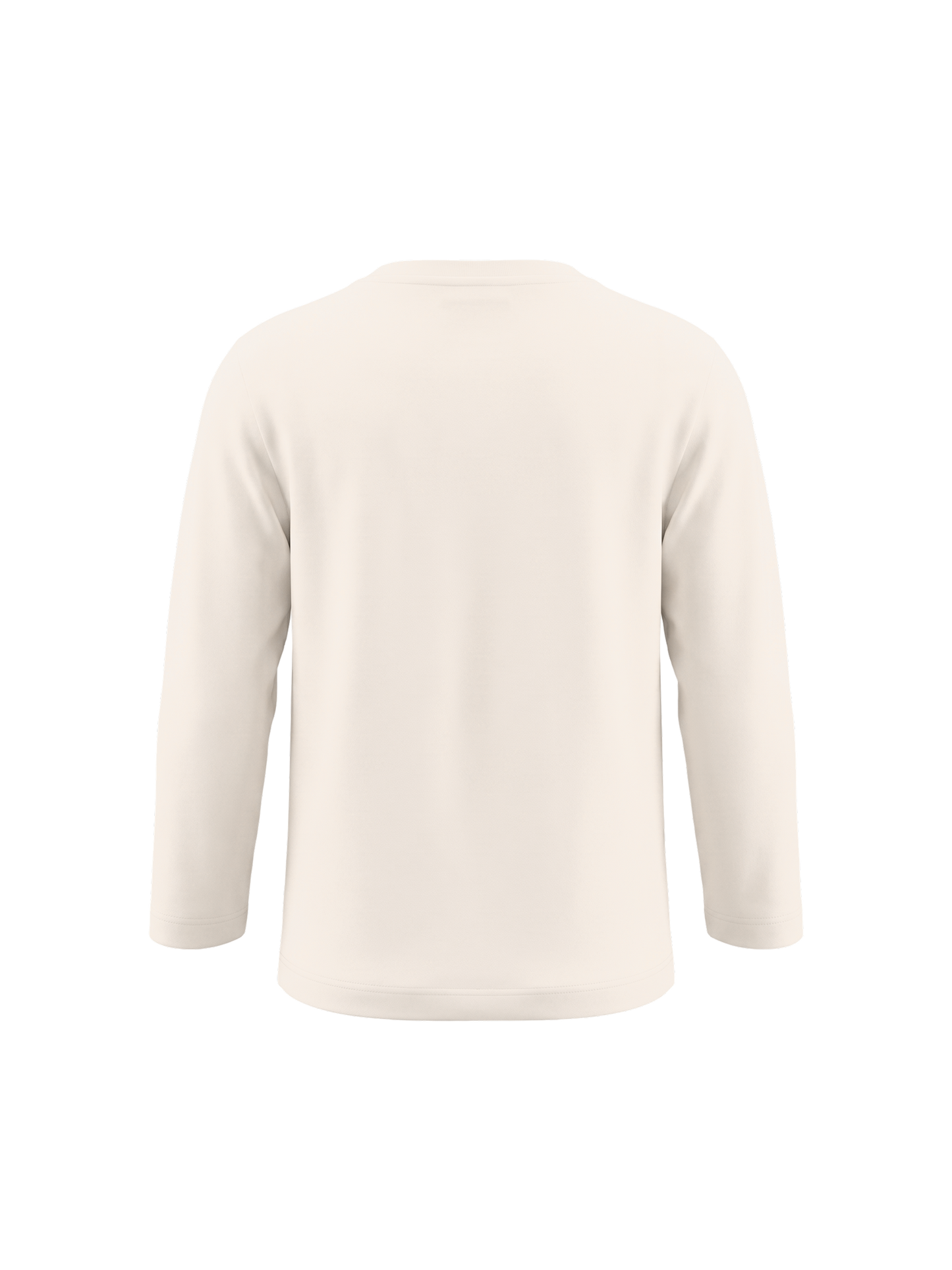 White Lazy Teddy | Dekliška majica z dolgimi rokavi - ohlapen kroj
