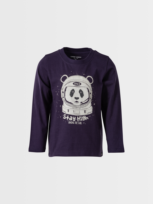 Space Panda | Fantovska majica z dolgimi rokavi