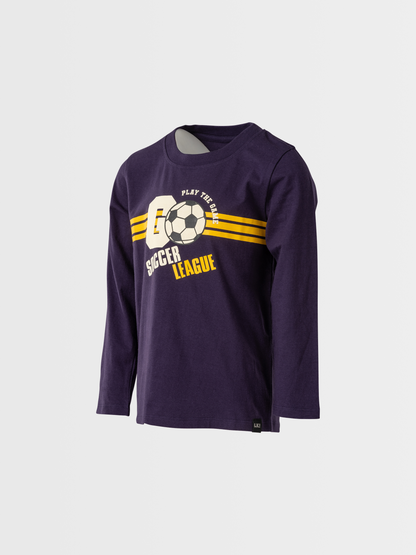 Soccer Blue | Fantovska majica z dolgimi rokavi
