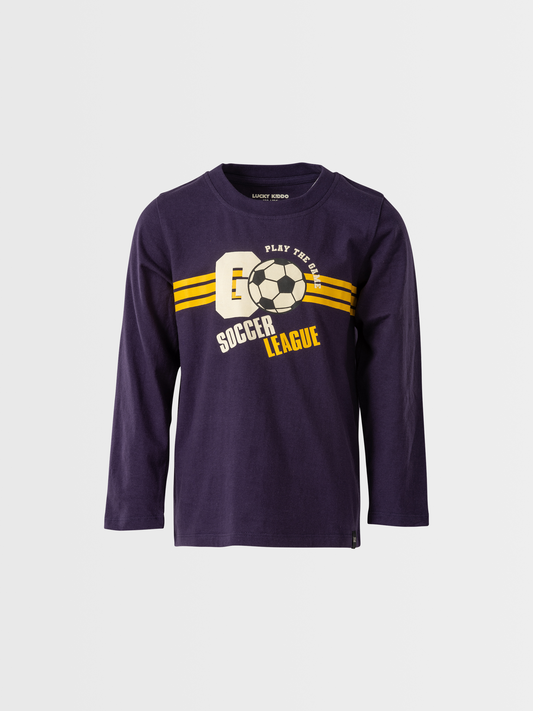 Soccer Blue | Fantovska majica z dolgimi rokavi