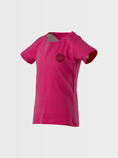 LK Hot Pink | Dekliška majica s kratkimi rokavi - Lucky Kiddo SI 