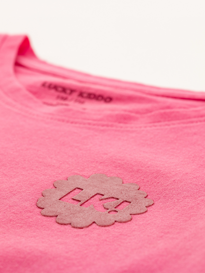 LK Hot Pink | Dekliška majica s kratkimi rokavi - Lucky Kiddo SI 