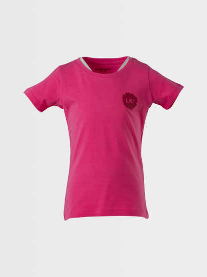 LK Hot Pink | Dekliška majica s kratkimi rokavi - Lucky Kiddo SI 