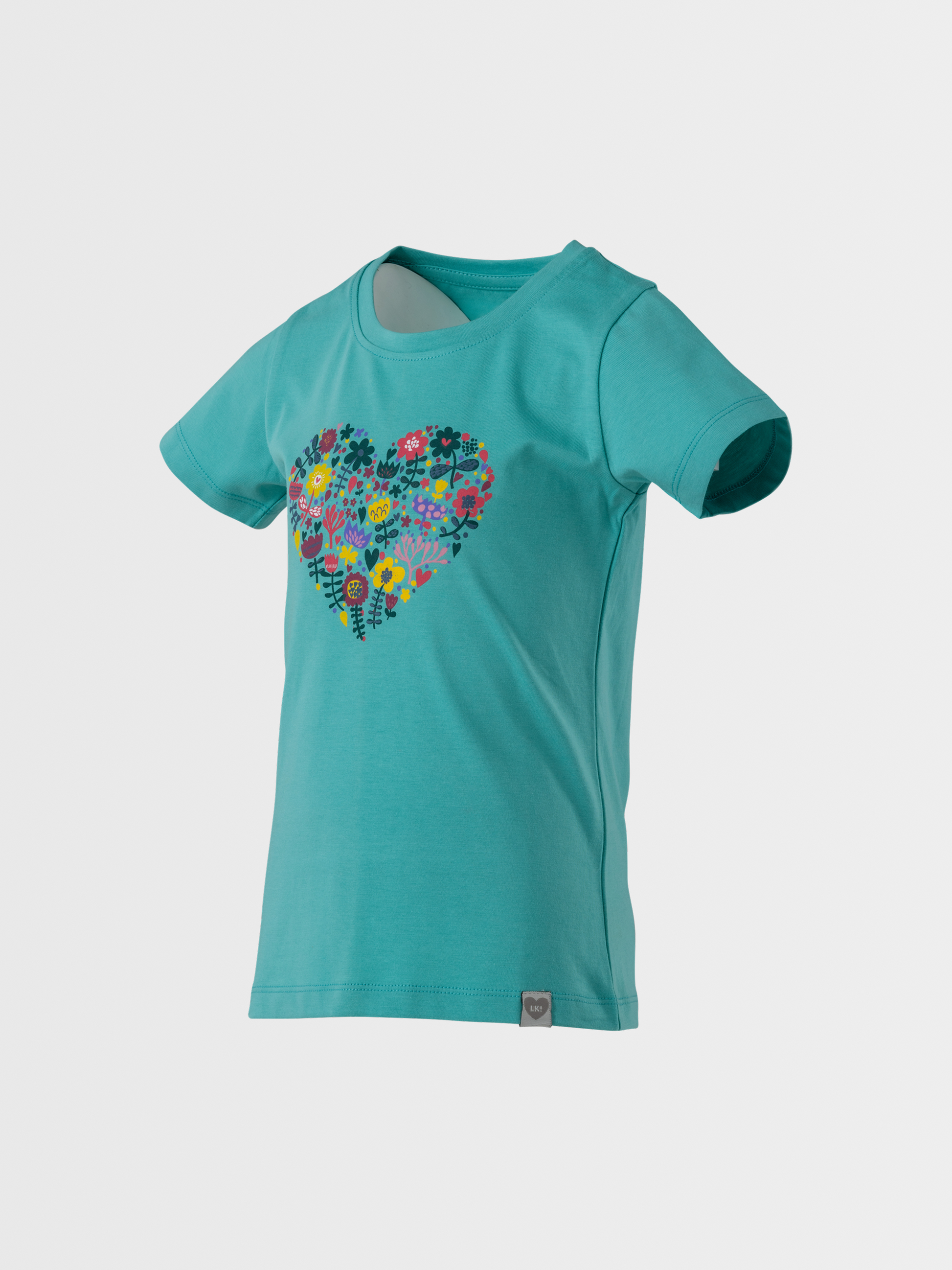 Blooming Heart | Dekliška majica s kratkimi rokavi - Lucky Kiddo SI 