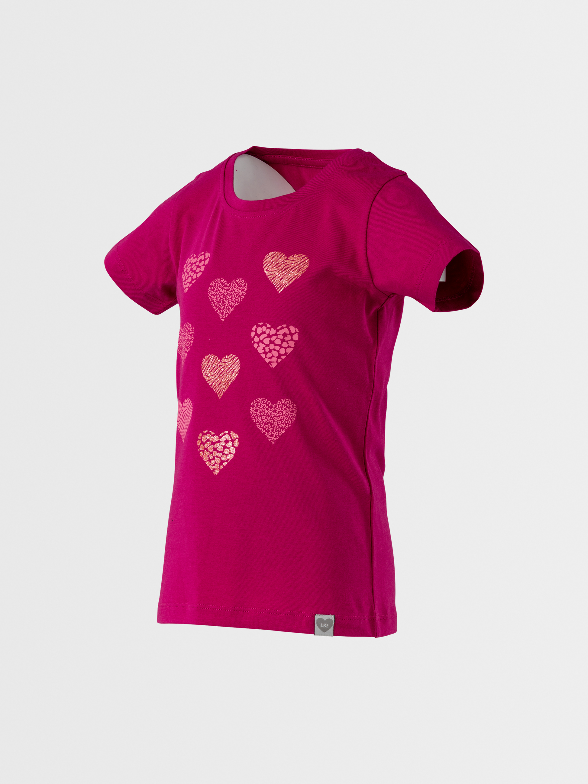 Sparkling Hearts | Dekliška majica s kratkimi rokavi - Lucky Kiddo SI 