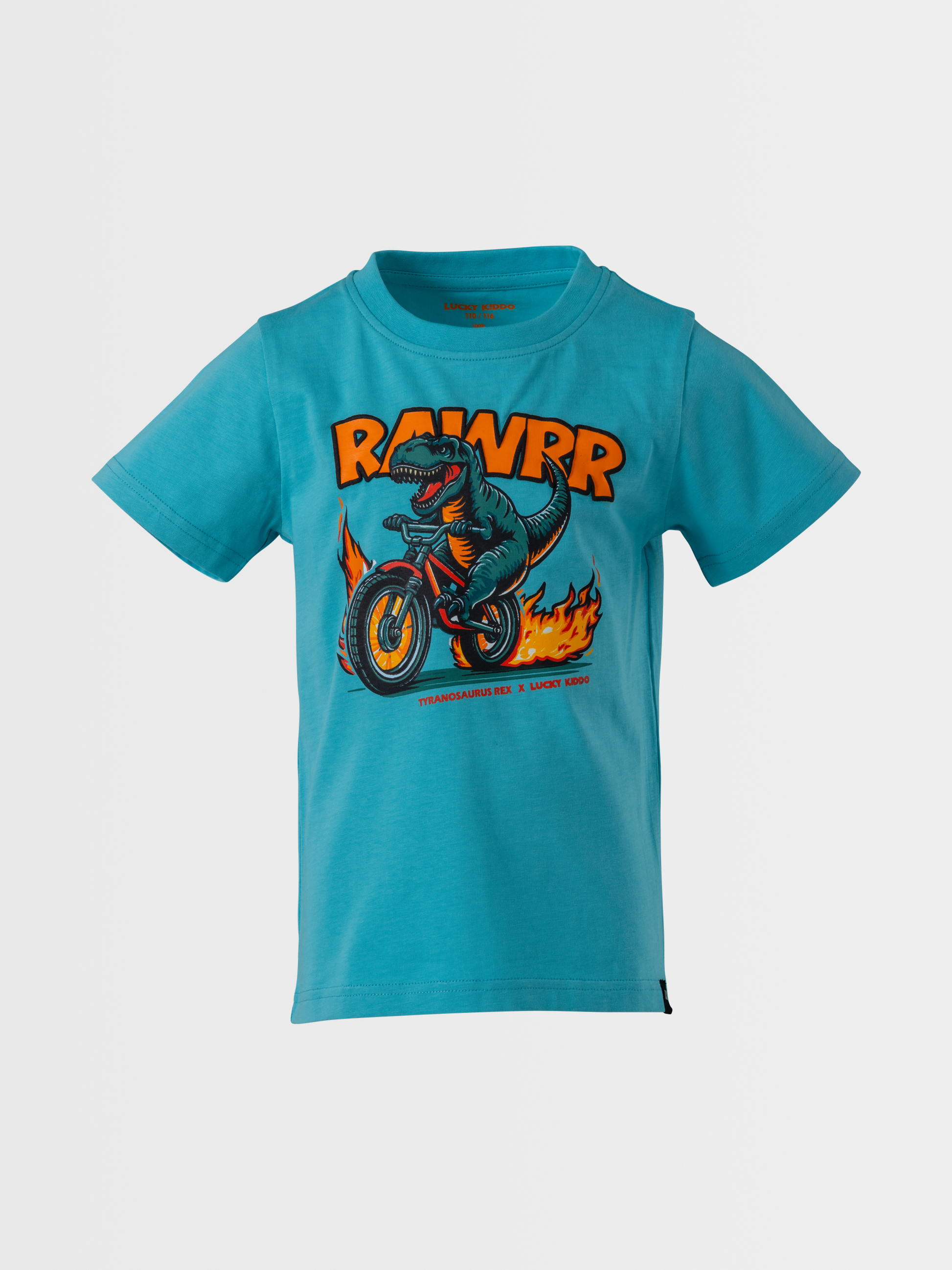 Dino Bike | Fantovska majica s kratkimi rokavi - Lucky Kiddo SI 