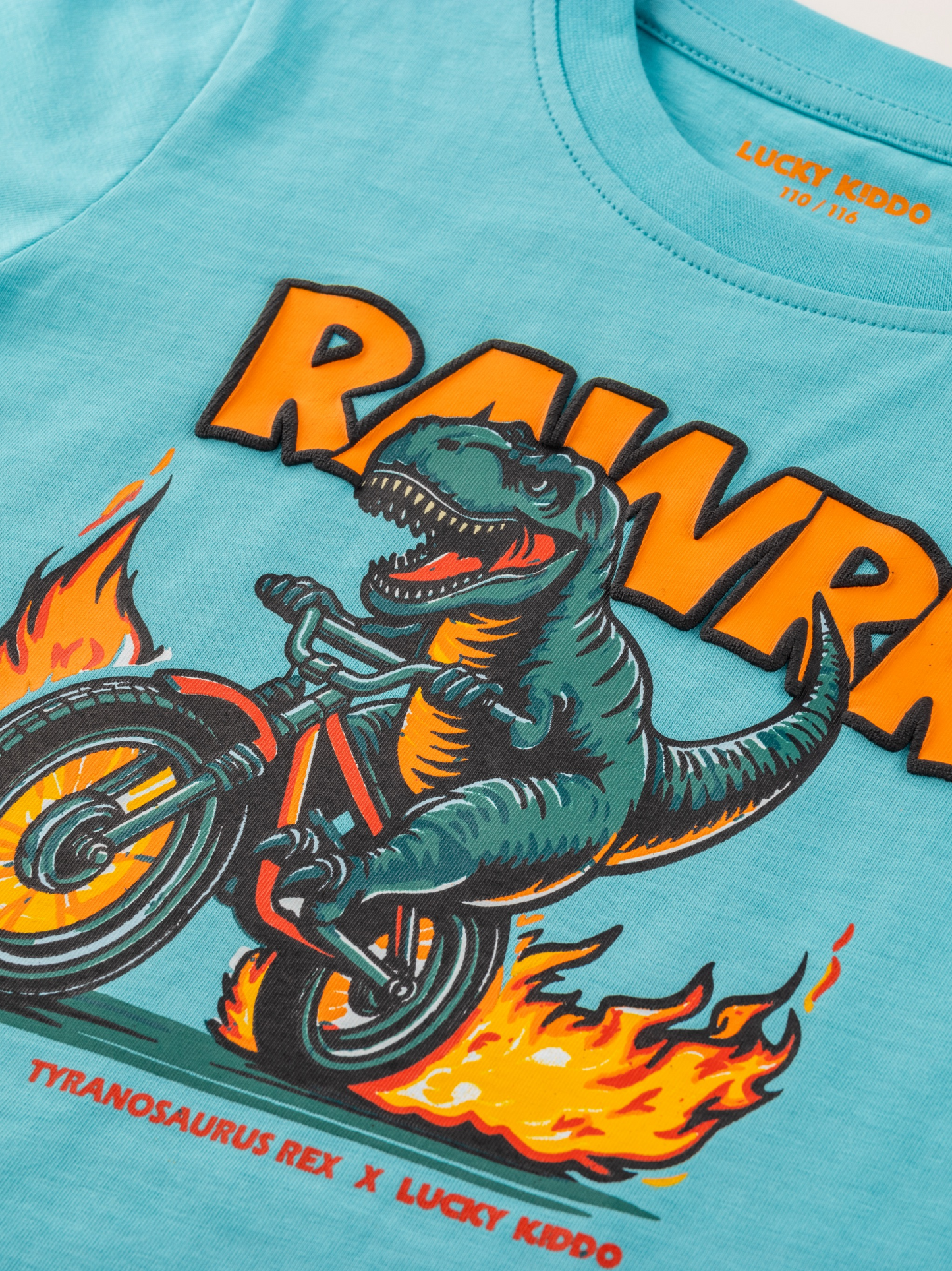 Dino Bike | Fantovska majica s kratkimi rokavi - Lucky Kiddo SI 