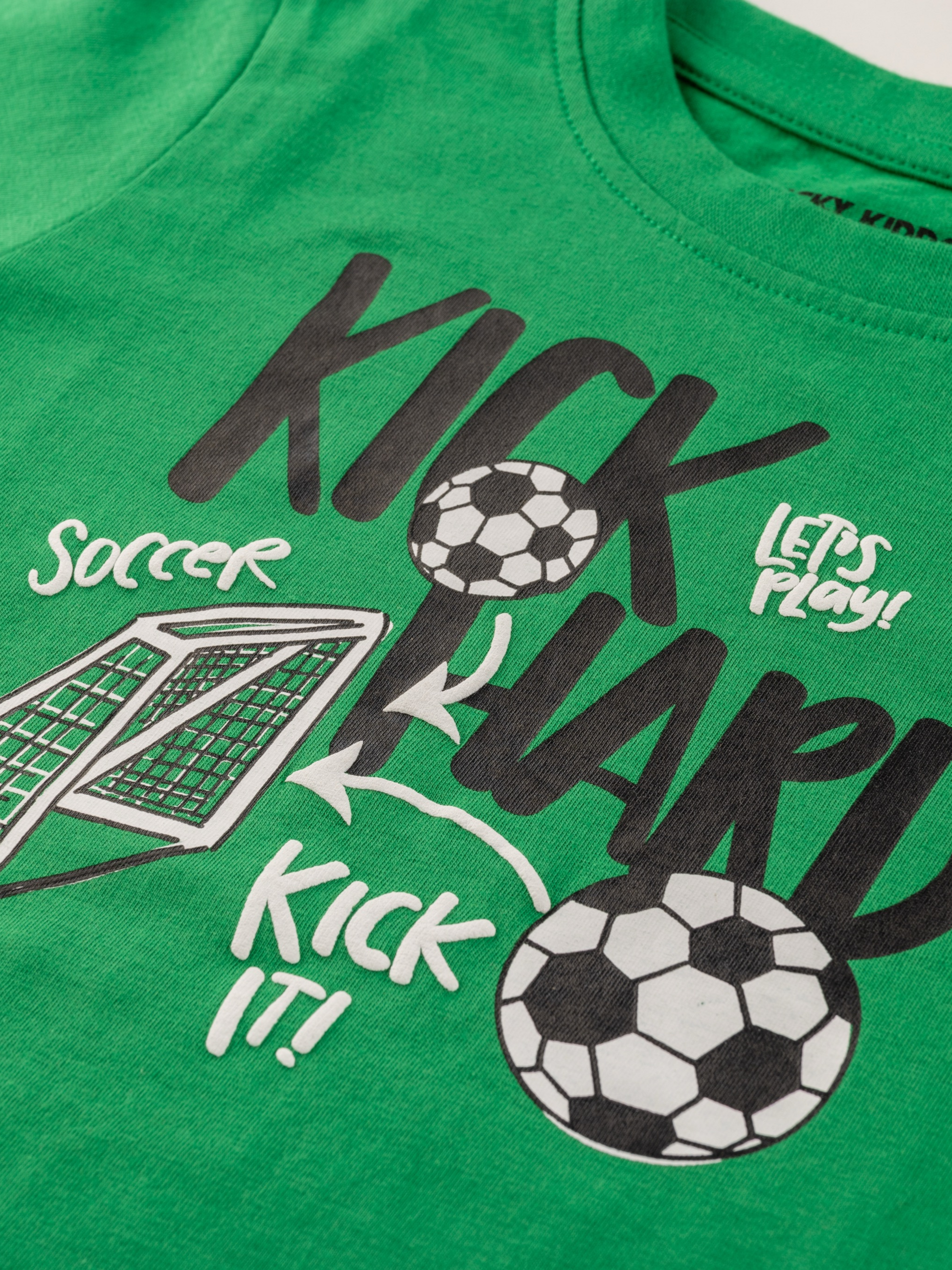 Kick Hard | Fantovska majica s kratkimi rokavi - Lucky Kiddo SI 