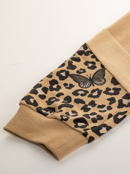 Wild Beige | Dekliška trenirka - Lucky Kiddo SI 