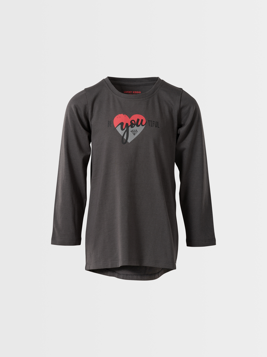 Beautiful Heart | Dekliška tunika z dolgimi rokavi
