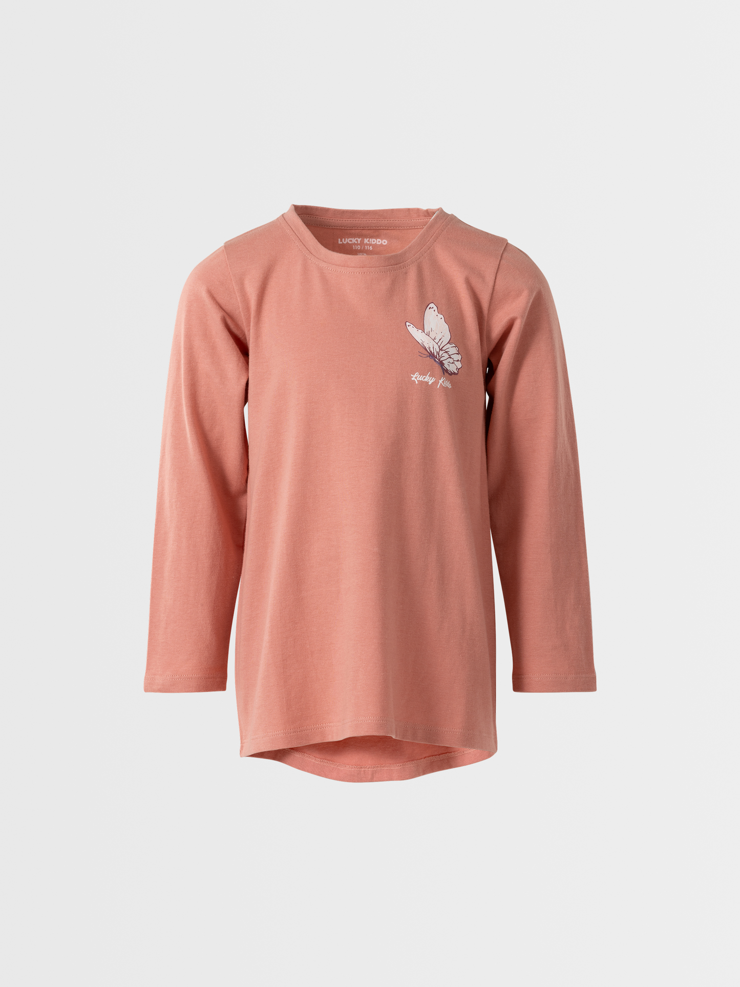 Rosette Butterfly | Dekliška tunika z dolgimi rokavi