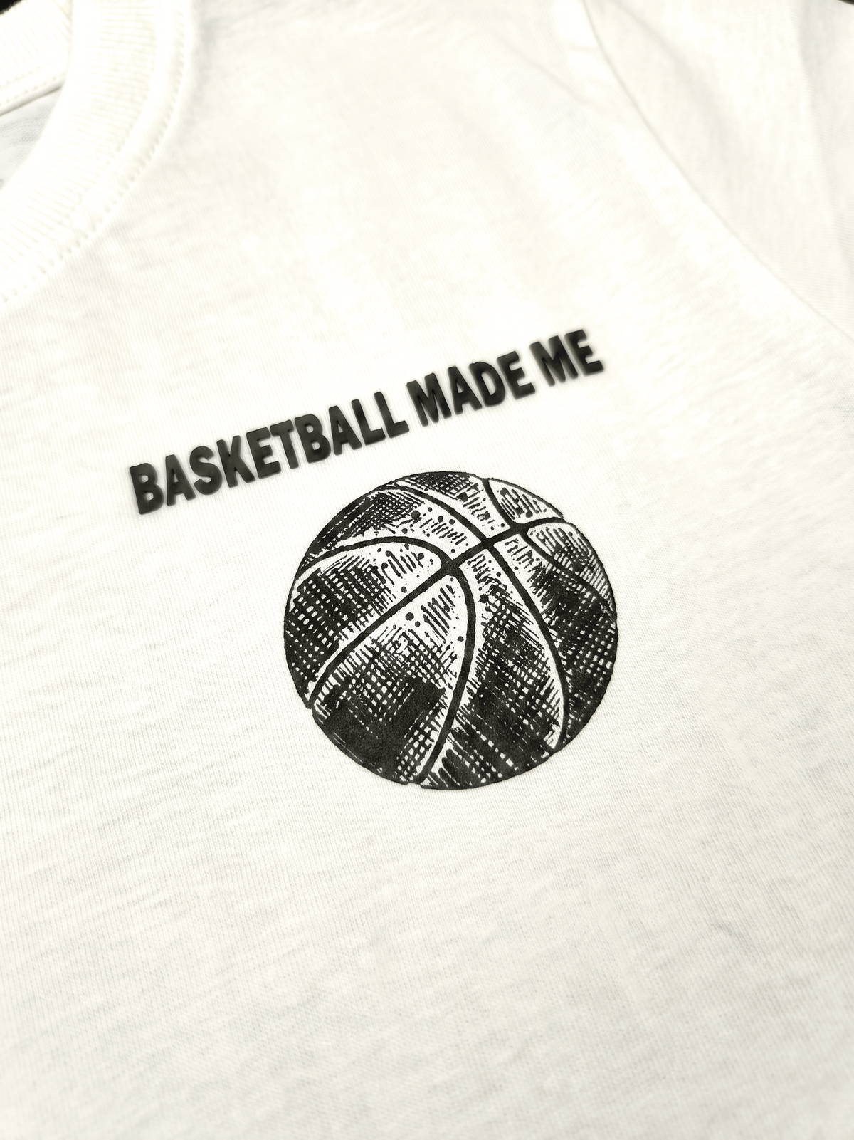 Basketball Made Me | Fantovska majica s kratkimi rokavi - ohlapen kroj