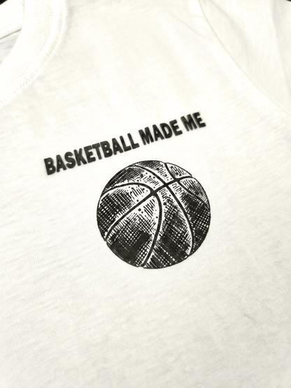 Basketball Made Me | Fantovska majica s kratkimi rokavi - ohlapen kroj