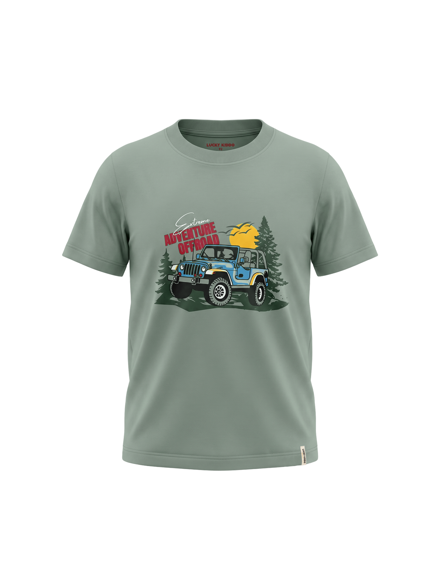 Green Offroad | Fantovska majica s kratkimi rokavi - klasičen kroj