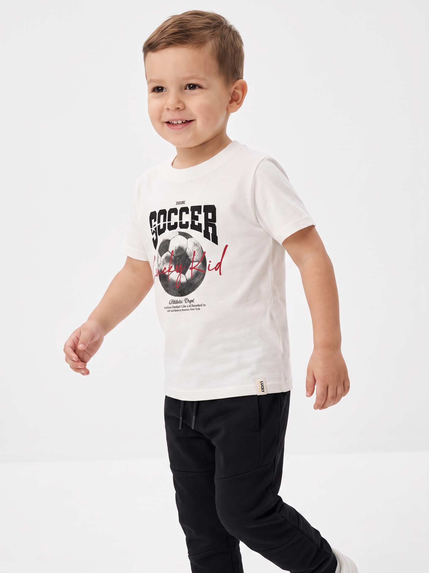 White Soccer | Fantovska majica s kratkimi rokavi - klasičen kroj