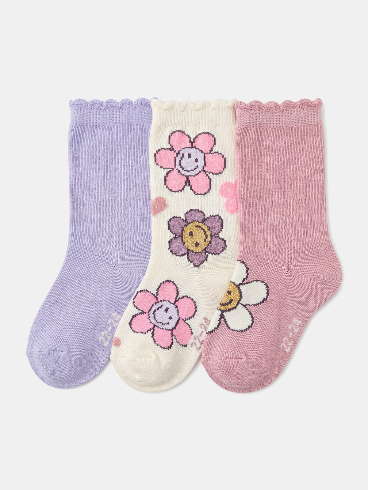 Petal Steps | Dekliške nogavice (3x)